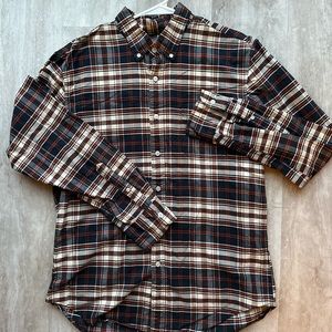 J Crew Mercantile Mens Plaid Button Down Shirt MEDIUM
